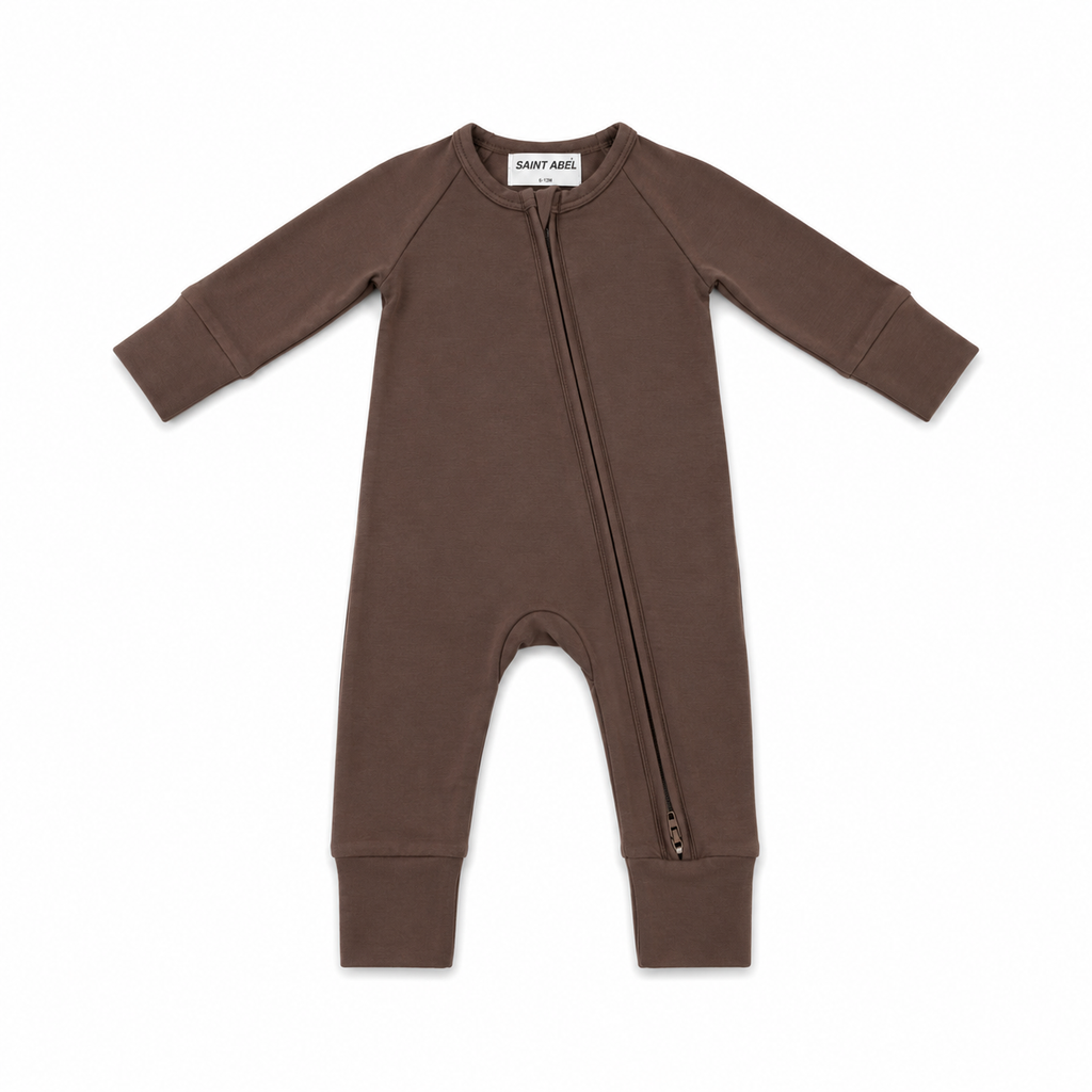 Zip Onesie - Chocolate Milk