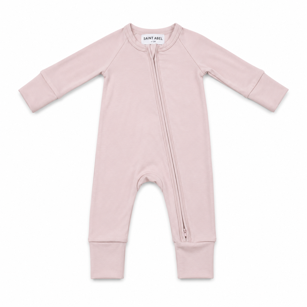 Zip Onesie - Strawberry Milk