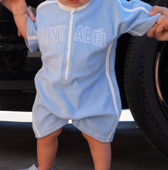 Towel Romper CLOUD BLUE