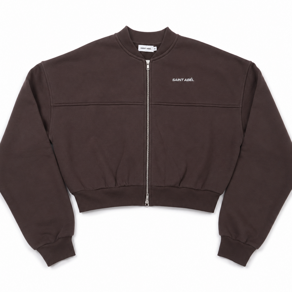 Women’s Cropped Bomber - Vintage Mocha