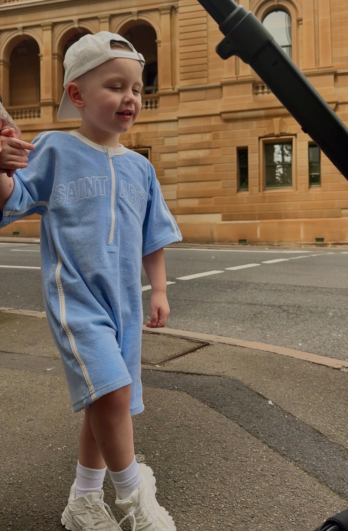 Towel Romper CLOUD BLUE