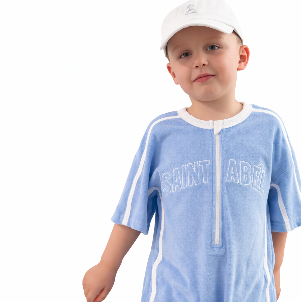 Towel Romper CLOUD BLUE